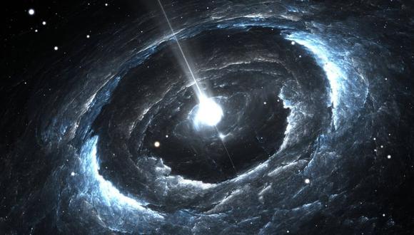 Una estrella de neutrones giratoria altamente magnetizada podría ser una fuente de las señales, según una de las teorías. (Foto: Getty)