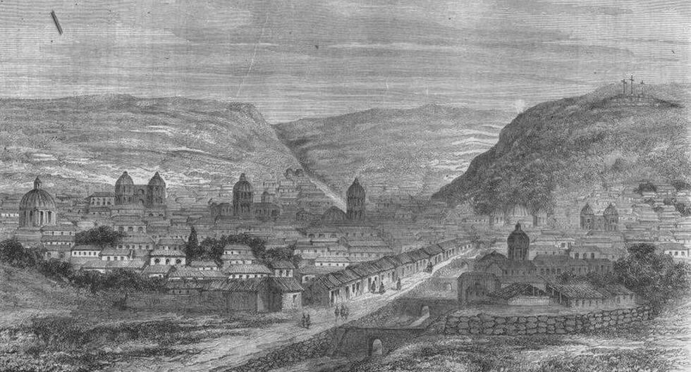 Un d&iacute;a como hoy, pero en 1813, se produjo en Cusco, un levantamiento contra la dominaci&oacute;n espa&ntilde;ola, previo a la llamada Rebeli&oacute;n de 1814. Imagen de Cusco virreinal. (Foto: Federico de Hellwald / Wikimedia)