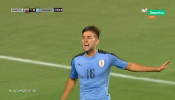 Venezuela vs. Uruguay EN VIVO: 'charrúas' empataron 1-1 con este gol de Acevedo | VIDEO. (Video: Movistar Deportes / Foto: Captura de pantalla)