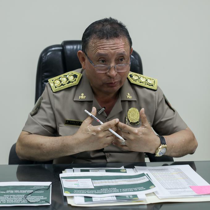 Inspector general de la Policía Nacional: “Los filtros [para entrar a la PNP] de repente no son los más adecuados”