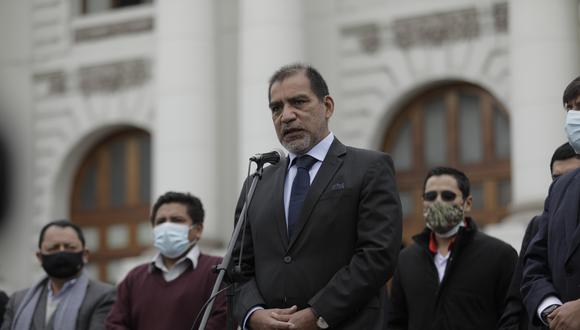 Luis Roberto Barranzuela fue presentado el 1 de septiembre como abogado del partido Perú Libre. Un mes después, fue designado como ministro del Interior por Pedro Castillo (Foto: Anthony Niño de Guzmán/ Archivo)