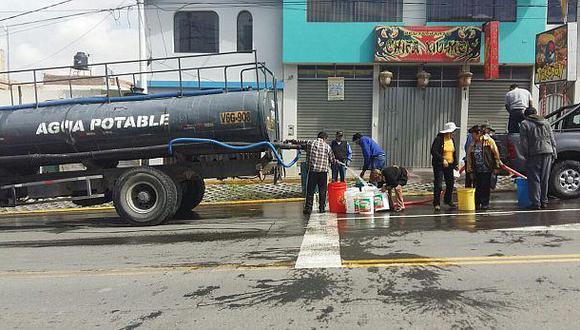 El agua potable se distribuir&aacute; en camiones cisternas (Foto: Carlos Zanabria)