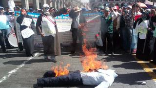 Arequipa: protestas contra Ley del Servicio Civil generaron caos vehicular