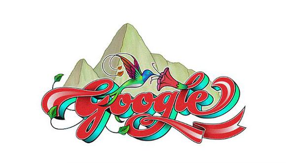 Desde su blog dedicado a los doodles, Google recuerda que en Perú se celebra con pisco y ceviche el 28 de julio. (Foto: Google)