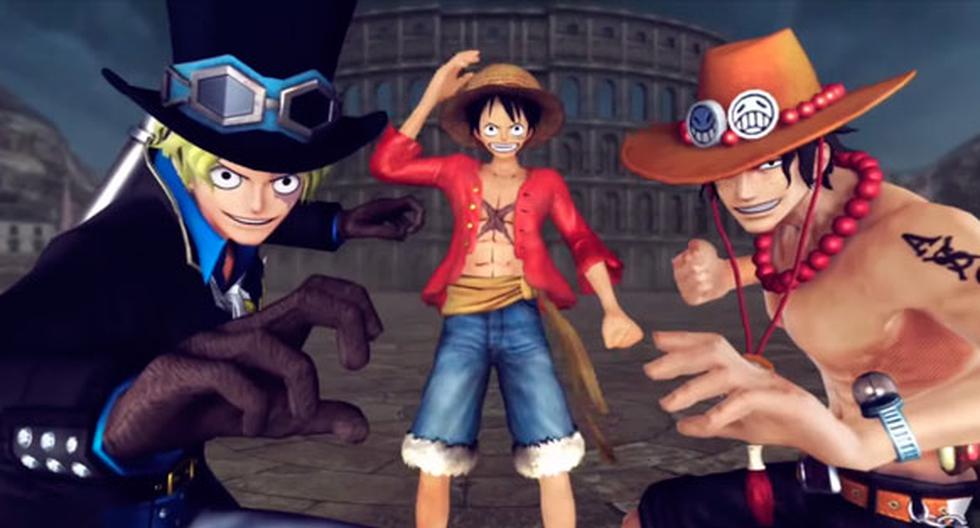 Luffy, Ace y Sabo serán personajes jugables en One Piece: Pirate Warriors 3. (Foto: YouTube)