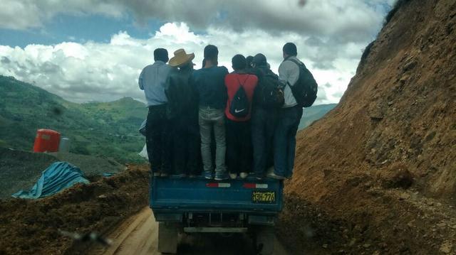 WhatsApp: temerario traslado en carretera de Cajamarca (FOTOS) - 2