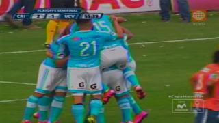 Cristal: Renzo Revoredo marcó el 2-1 contra Vallejo [VIDEO]
