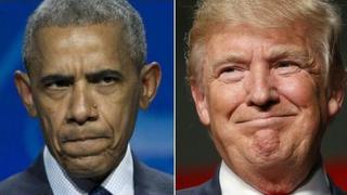 Obama felicita a Trump por su victoria ante Clinton