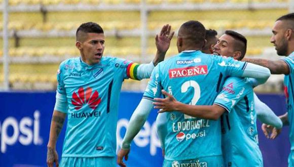 Bolívar enfrenta esta tarde (06:30 pm. / EN VIVO ONLINE vía Tigo Sports) a Destroyers, en el estadio Ramón Aguilera Costas de Santa Cruz, por la Liga de Bolivia. (Foto: AFP)
