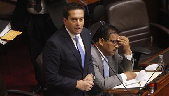 Miguel Torres defendió ley aprobada que beneficia directamente al expresidente Alberto Fujimori. (Foto: Agencia Andina)