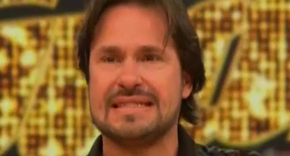Christian Suárez llora en vivo al hablar de su hija en El Gran Show. (Foto: Captura América TV)