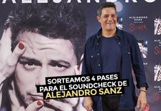 Alejandro Sanz: Peru.com te lleva a la prueba de sonido para su show