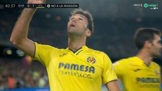 Gol de Alfonso Pedraza para el 1-0 de Villarreal vs. Barcelona | VIDEO