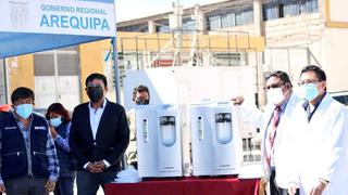 Arequipa: 190 concentradores de oxígeno y 5.000 kits de mascarillas fueron entregados para lucha contra el COVID-19