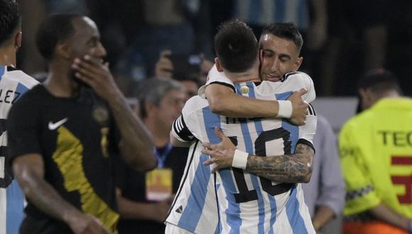 Argentina goleó 7-0 a Curazao por amistoso FIFA. (Foto: AFP)