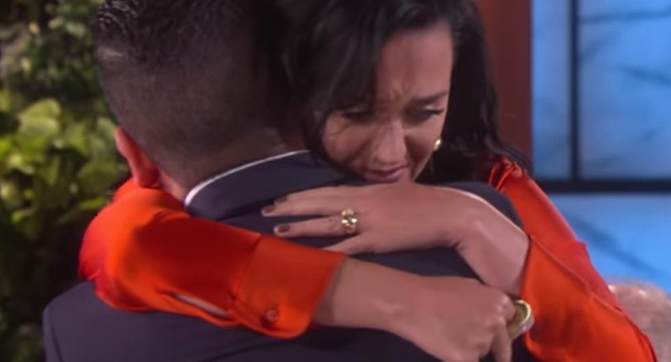 Katy Perry lloró al ver a sobreviviente de la masacre de Orlando. (Foto: Captura YouTube)