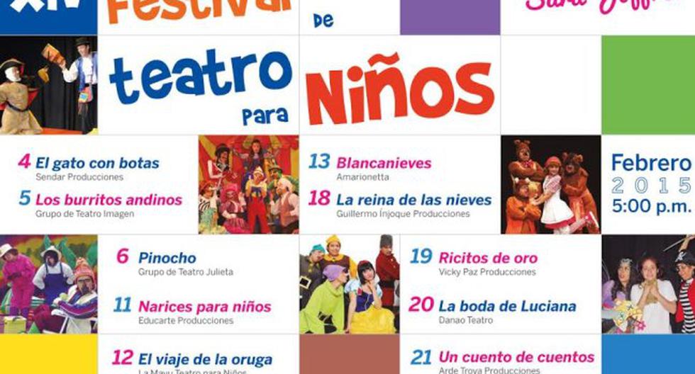 El ICPNA realizará el XIV Festival de teatro para niños. (Foto: Difusión)