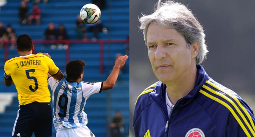 Carlos Restrepo habló tras el partido entre Colombia y Argentina. (Foto: EFE / eluniversal)