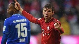Bayern Múnich venció 3-1 al Darmstadt con doblete de Müller