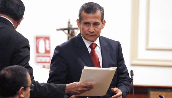 Es la segunda vez que la comisión convoca a Ollanta Humala. (Foto: Alonso Chero/ El Comercio)