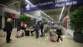 Viajes interprovinciales: esta es la situación en los terminales de Yerbateros, Atocongo y Plaza Norte