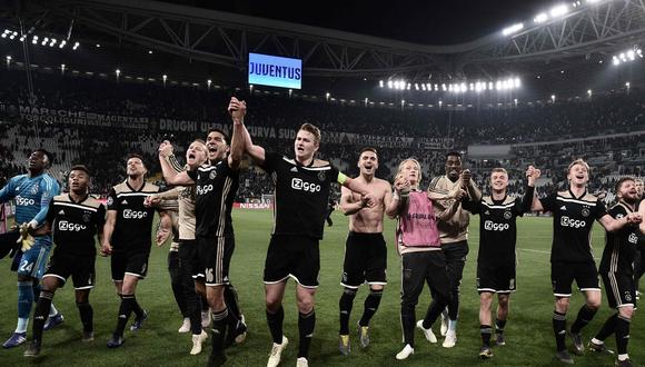El Ajax eliminó a la Juventus de Cristiano Ronaldo y volvió a semis de Champions League desde que Van Gaal lo llevara en 1997. (Foto: AFP)