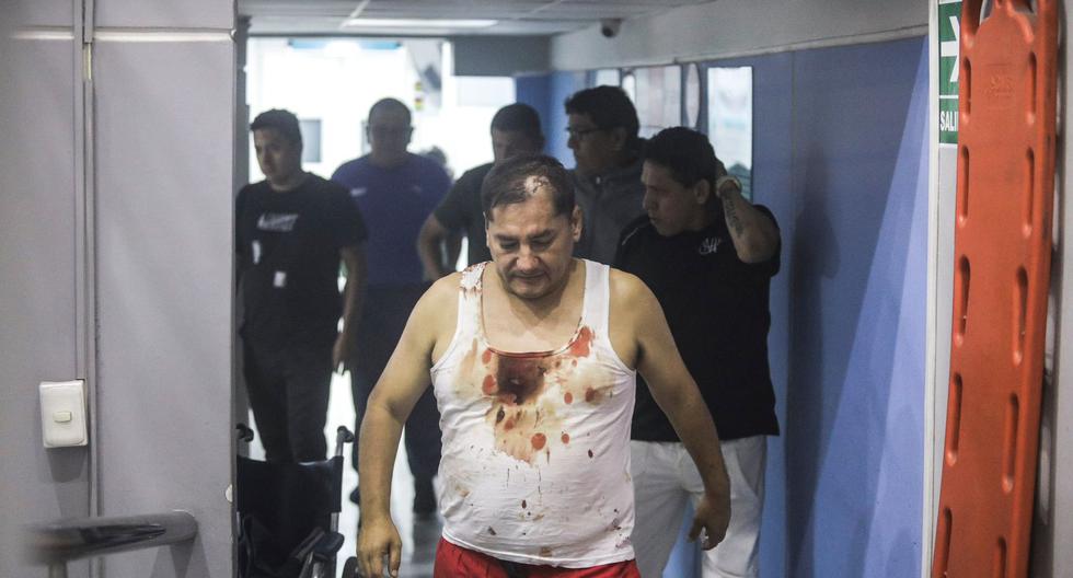 Alcalde de comas, Ulises Villegas, fue agredido por delincuentes cuando se encontraba en un grifo en Comas. Fotos: Joel Alonzo/ @photo.gec
