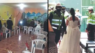 Huancayo: novios, pastor e invitados terminaron en la comisaría por realizar matrimonio evangélico