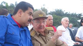 Maduro y Raúl Castro presiden desfile de 1 de Mayo en La Habana