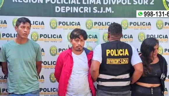 Los delincuentes fueron llevados a la Depincri del distrito. Foto: América Noticias