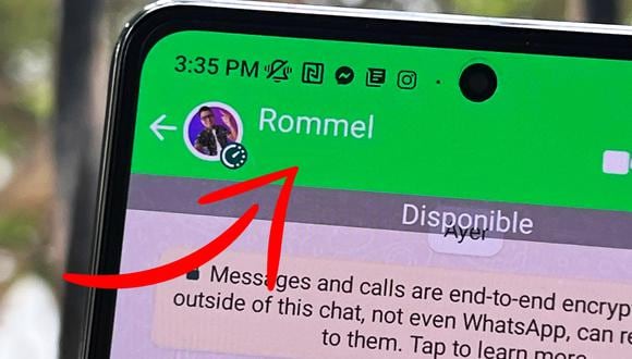 WhatsApp ya permite ocultar el ‘En línea’ en los chats, pero solo a algunos usuarios. (Foto: MAG - Rommel Yupanqui)