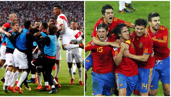 Selección: crack español felicitó a bicolor por ir al Mundial. (Foto: AFP)