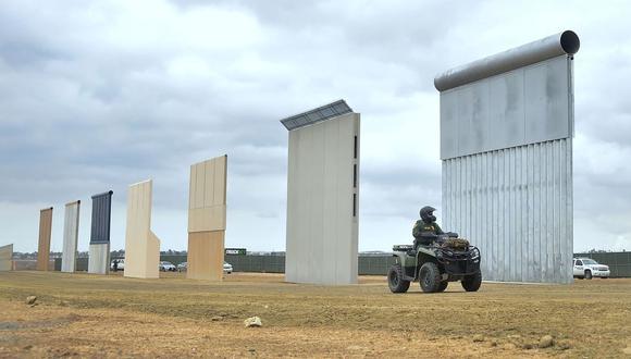 El muro de Trump en San Diego. (Foto: AFP)