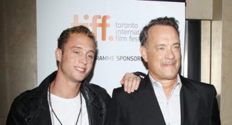 Tom Hanks y su hijo. (Foto: Getty Images)