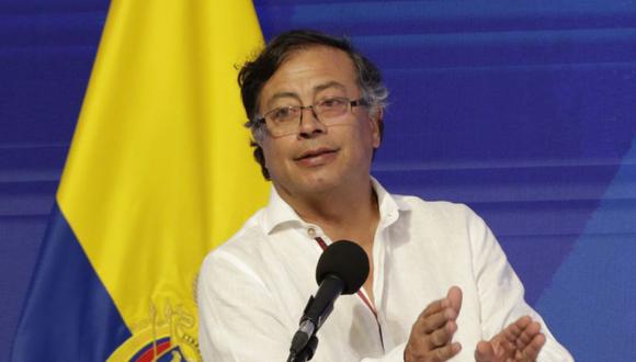 El presidente de Colombia, Gustavo Petro, participa en la clausura del Congreso Nacional de Minería, en Cartagena (Colombia).