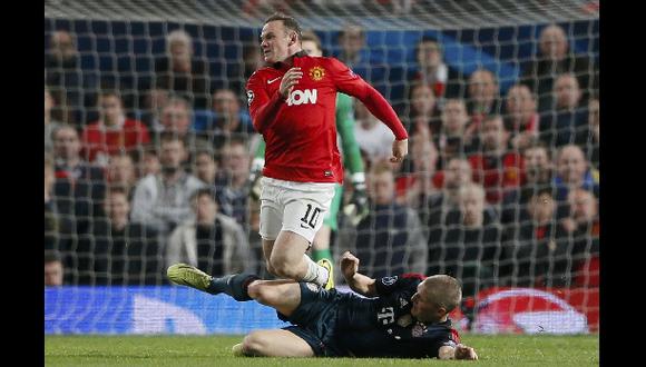 Rooney se podría perder el partido de vuelta de la Champions