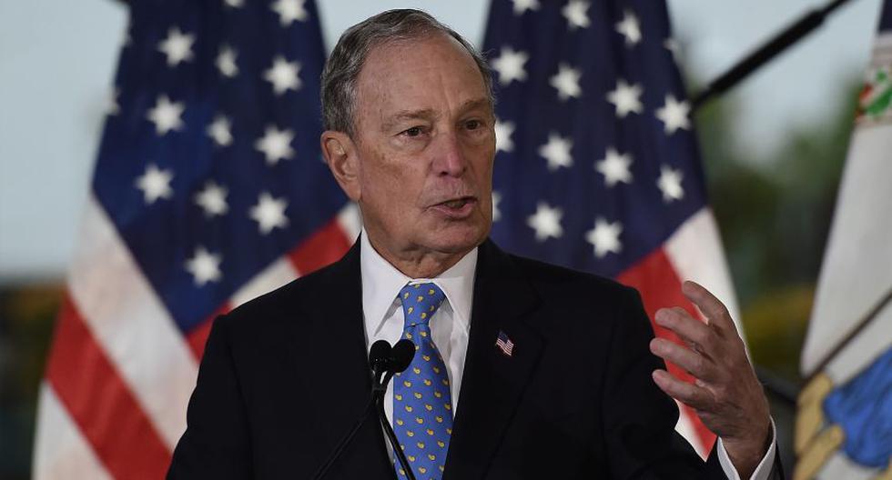 Michael Bloomberg se ha clasificado para el debate presidencial demócrata del 19 de febrero del 2020 y se enfrentará por primera vez con sus rivales que buscan la nominación del partido. (Foto: AFP).