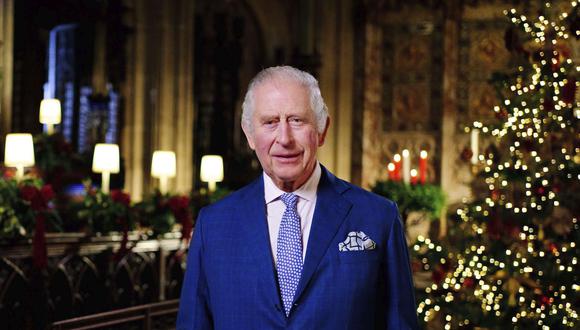 Imagen referencial. El rey Carlos III del Reino Unido y su primer discurso navideño como monarca. AP
