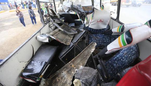 Choque de bus y camión dejó cuatro muertos en Casma