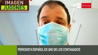 Periodista español se infecta de Covid-19 al visitar Italia