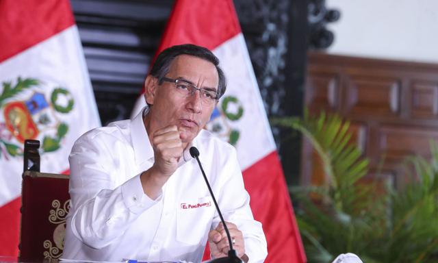 Martín Vizcarra amplió el estado de emergencia 13 días más y anunció la ampliación del número de beneficiarios del bono de S/ 380 (Foto: AFP)