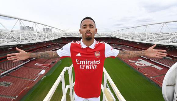 Gabriel Jesus se convirtió oficialmente en el nuevo '9' del Arsenal. (Foto: Arsenal)