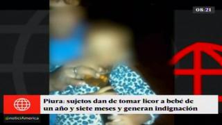 MIMP solicita protección para bebe obligado a tomar alcohol en Piura