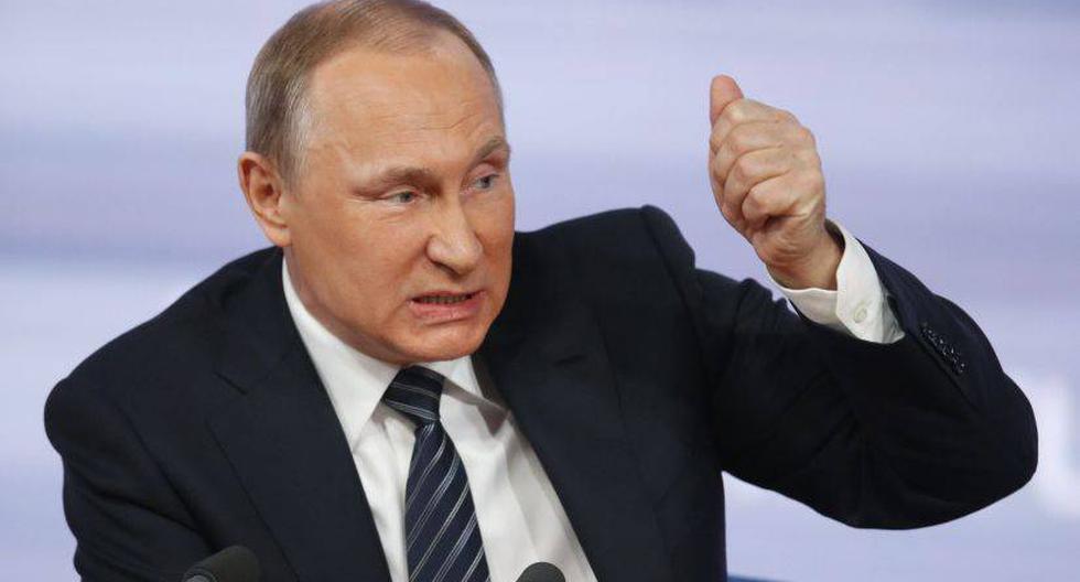 El presidente de Rusia, Vladimir Putin, reaccion&oacute; ante las sanciones estadounidense por una presunta injerencia en sus elecciones. (Foto: EFE)