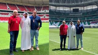 Selección peruana visitó los estadios que albergarían el repechaje al Mundial Qatar 2022