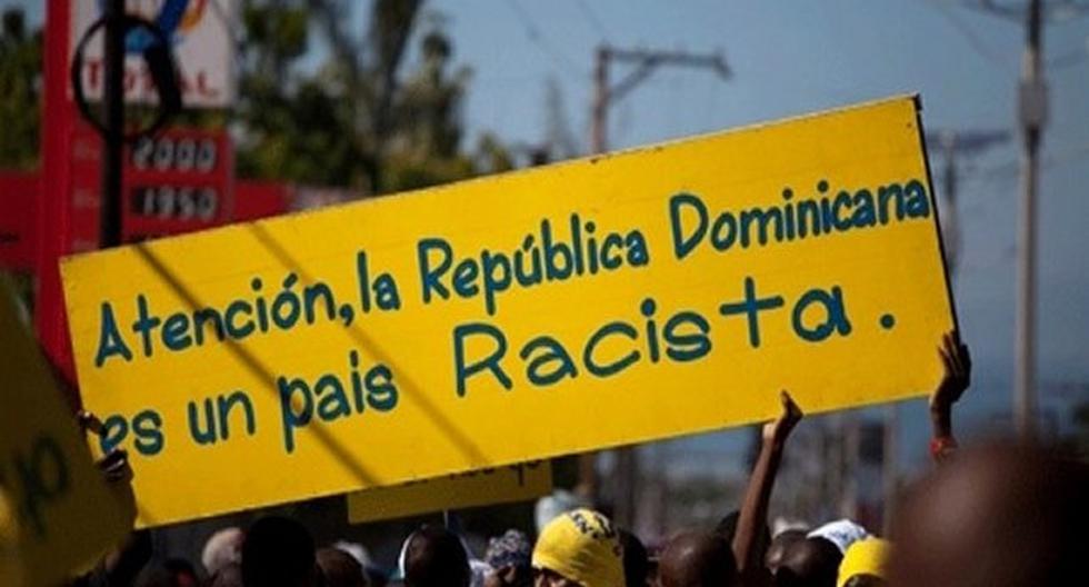 Los manifestantes haitianos acusan de racismo al gobierno dominicano. (Foto: telesurtv.net)