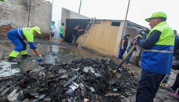 Retiran escombros que dejó incendio en comunidad de Cantagallo - 1