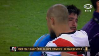 River vs. Boca: el conmovedor llanto de Pablo Pérez en el festejo 'millonario' | VIDEO