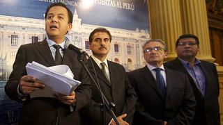 Fujimoristas piden renuncia de ministro Pedro Cateriano