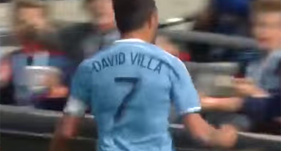 No hay duda que si se juntan Andrea Pirlo y David Villa saldrá un gol fantástico. Ambas estrellas europeas del New York City lo demostraron en la MLS (Foto: Captura - YouTube)